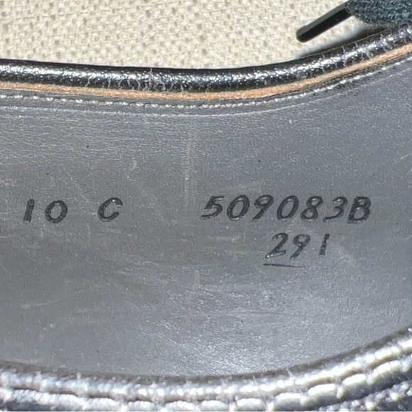 Breather Wright Arch Preserver Split Toe Derby Men’s 10C Black Leather 509083B - Picture 11 of 11